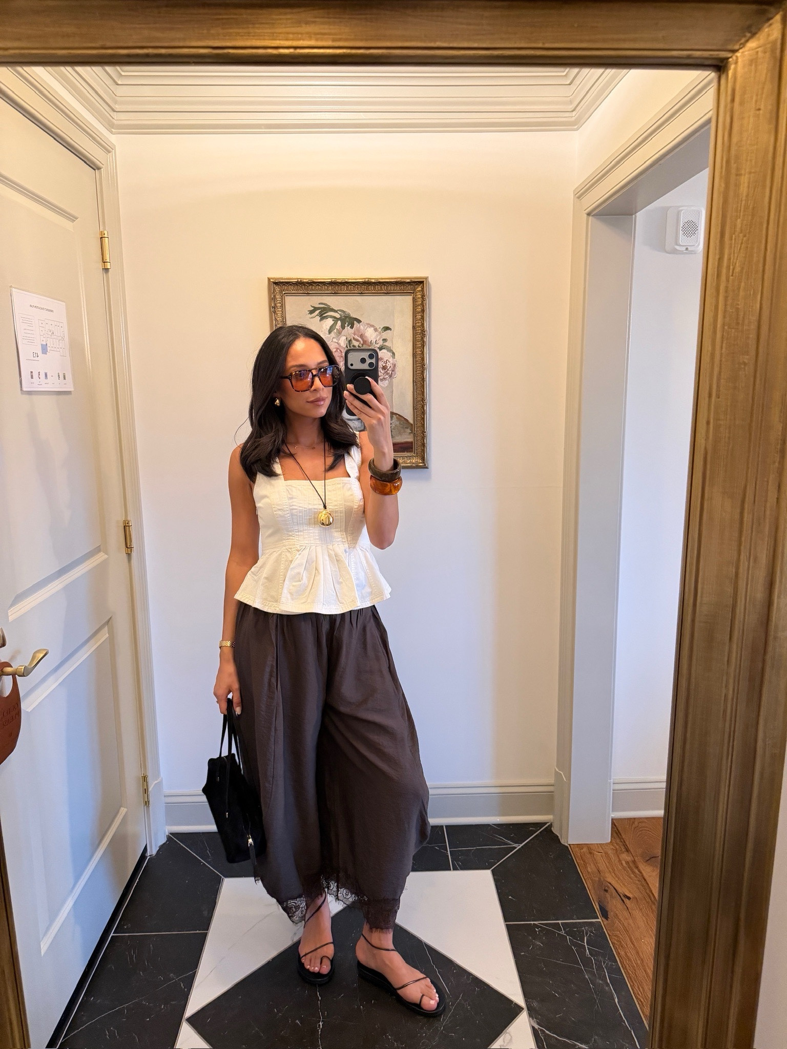 Use code NENA20 to save on  Anthropologie!! Wearing size S white peplum top and size S in brown lace hem pants 

lace pants, pull on pants, spring outfit, spring fashion, mom outfit, postpartum outfit, dinner outfit, date night outfit 

#LTKSaleAlert #LTKSeasonal #LTKmomlife