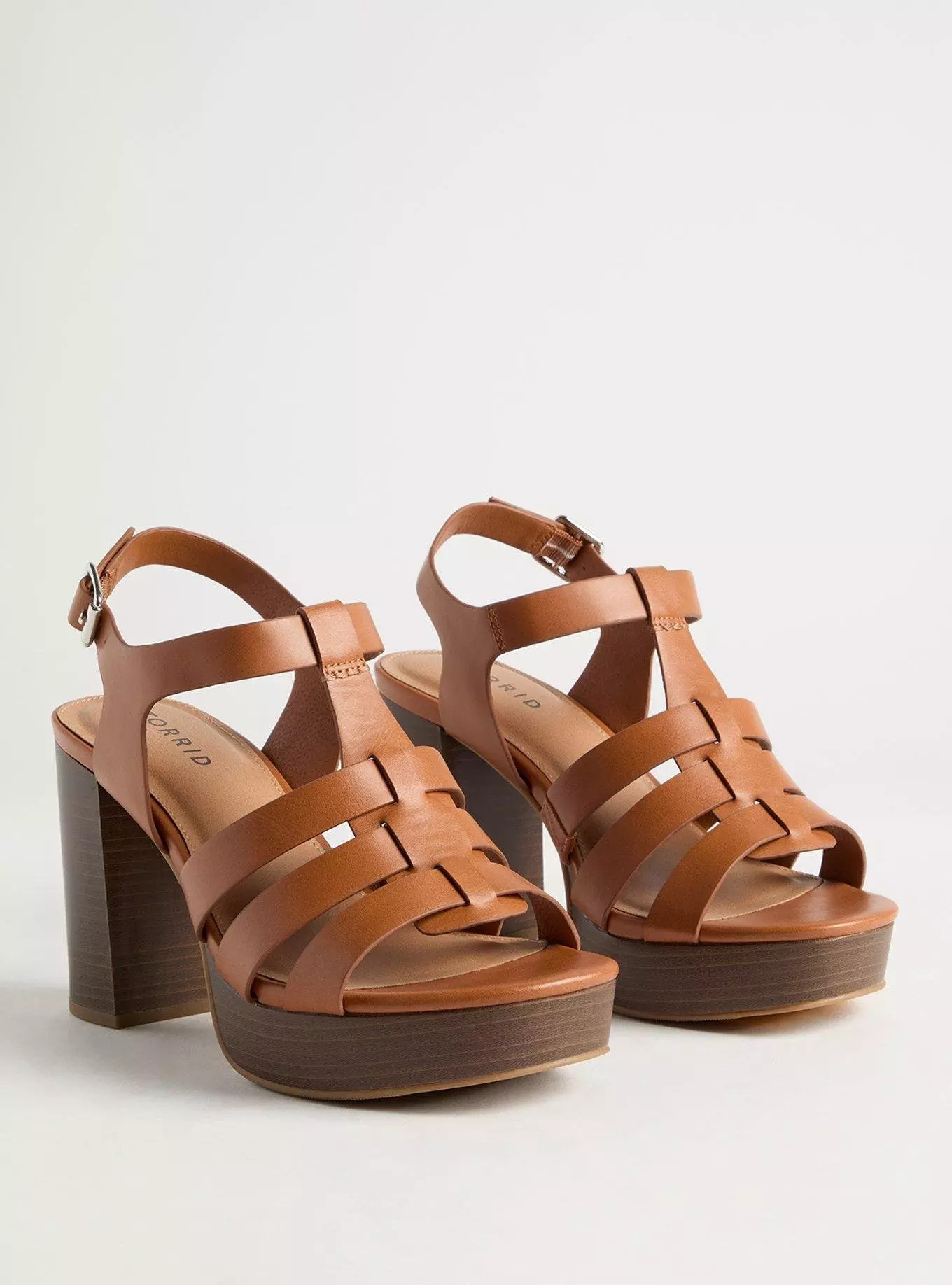 Fisherman Block Heel Sandal (WW) | Torrid (US & Canada)