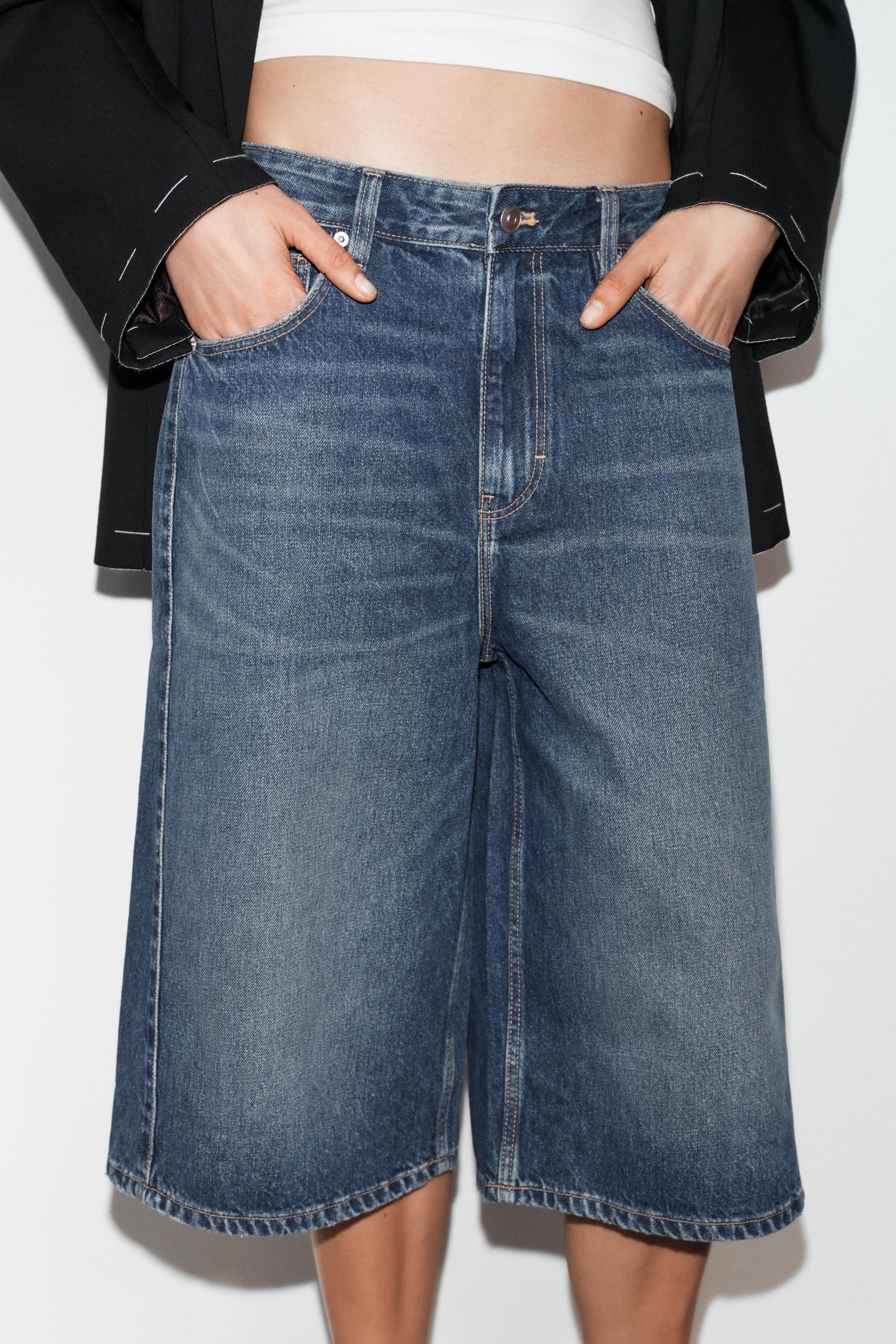 LONG PLEATED SHORTS | Zara US