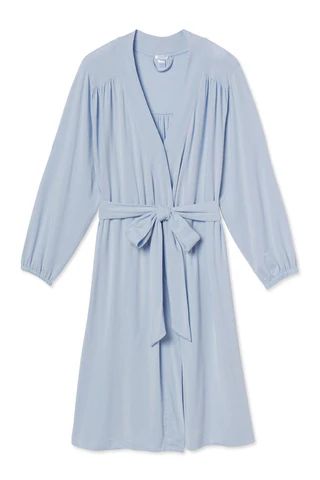 DreamKnit Robe in Agapanthus | LAKE Pajamas