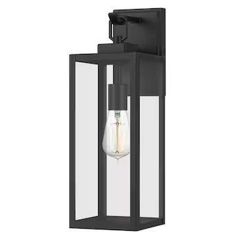 Quoizel  Breitling 1-Light 18-in Matte Black Outdoor Wall Light | Lowe's