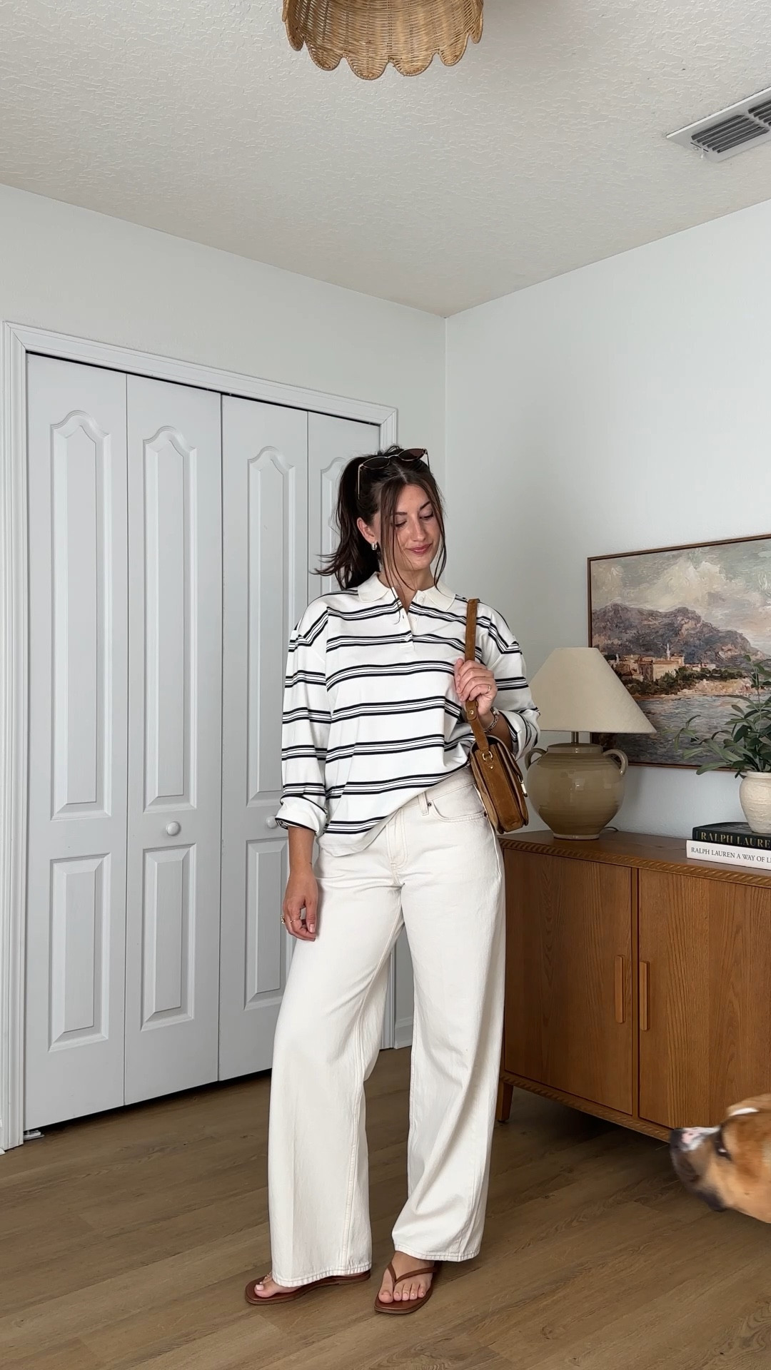 Simple spring look! Loving these jeans for spring and summer. Wearing size 25 R (I’m 5’5”) and small shirt 

#LTKootd #LTKSeasonal #LTKgrwm