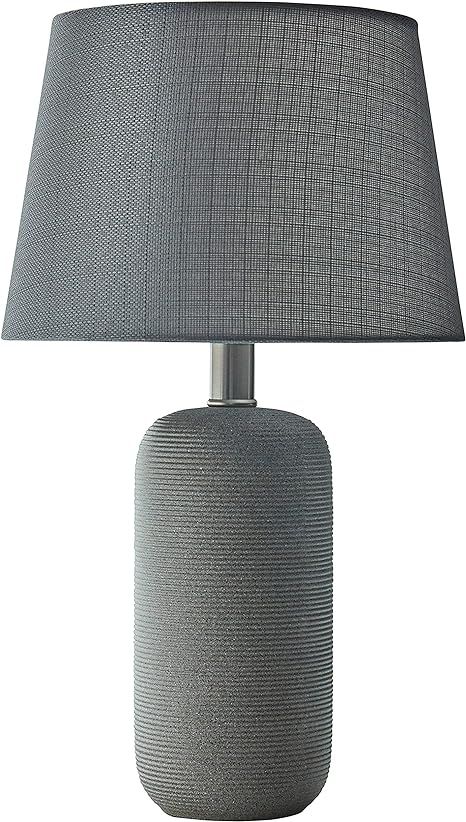 Amazon Brand – Stone & Beam Leland Modern Textured Ceramic Bedroom Table Desk Lamp With LED Lig... | Amazon (US)