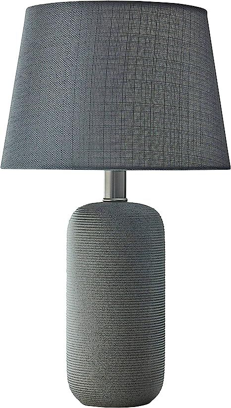 Amazon Brand – Stone & Beam Leland Modern Textured Ceramic Bedroom Table Desk Lamp With LED Lig... | Amazon (US)