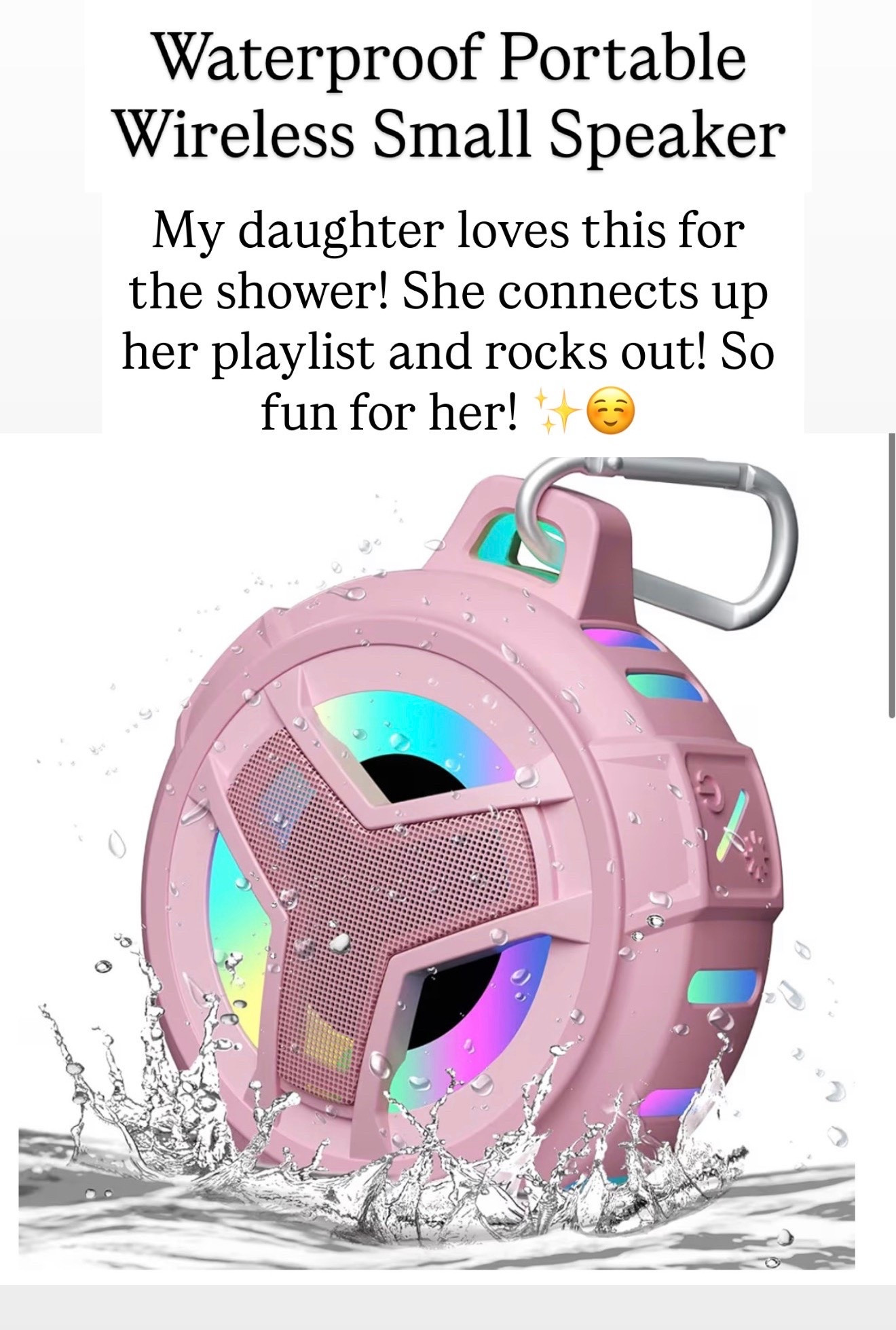 Fun waterproof speaker for kids and teens!

#LTKKids