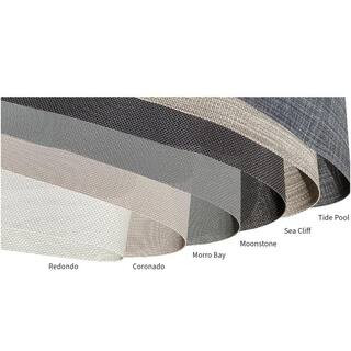 Redondo Cream Cordless Outdoor Patio Roller Shade 120 in. W x 96 in. L | The Home Depot