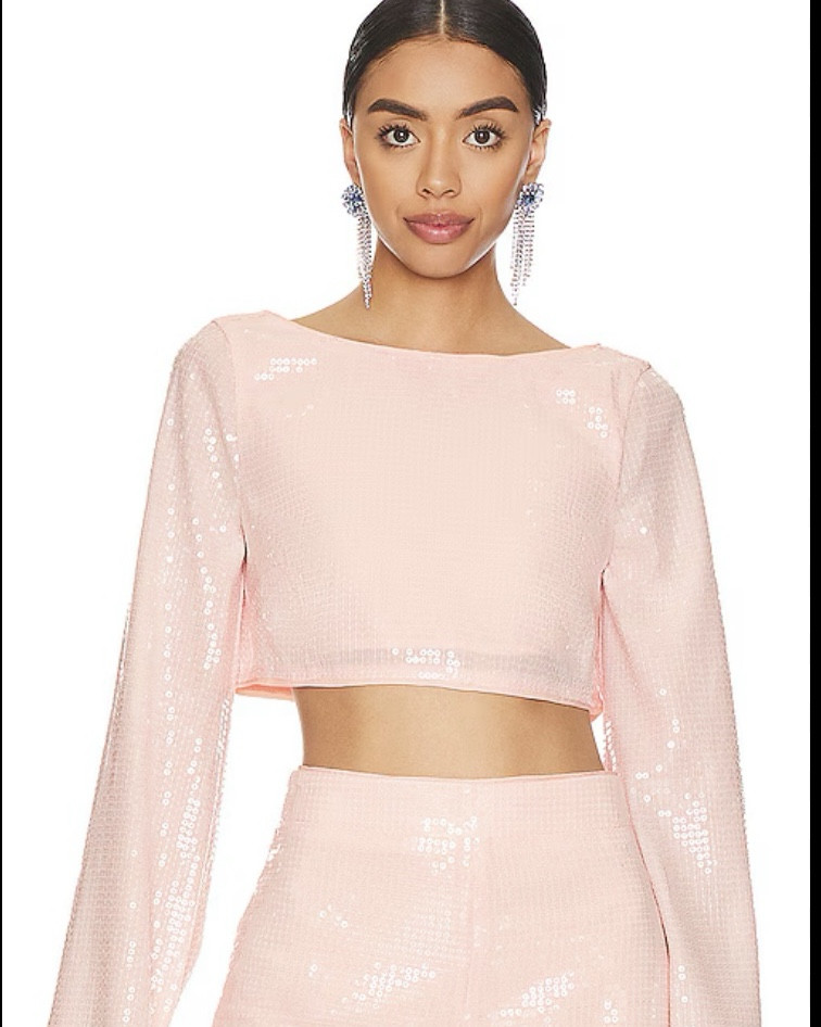 Perfect NYE, party, and Valentines fit I’m normally a medium. Wearing a small top medium bottom but could have easily worn a small in the pant or even sized up to medium in the top. I recommend to size down. 

#LTKMidsize #LTKValentine #LTKSeasonal