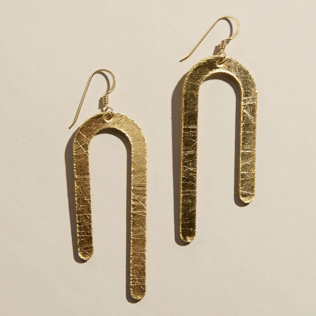 Vintage Gold Nara | Nickel and Suede