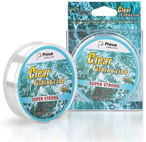 Fishing Wire 492FT/164Yard/150M 8.0#, Clear Fishing Line Jewelry String Invisible Nylon Thread fo... | Amazon (US)