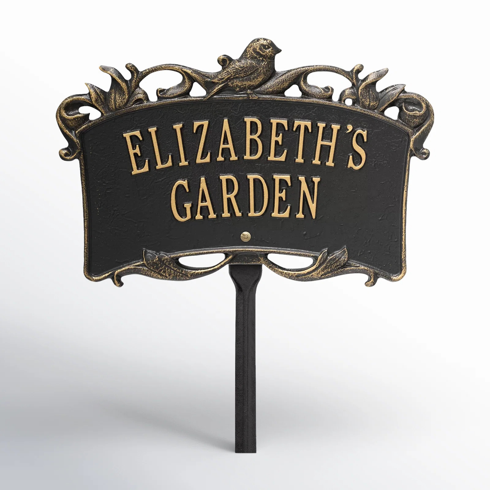 Song Bird Personalized Garden Sign | Perigold