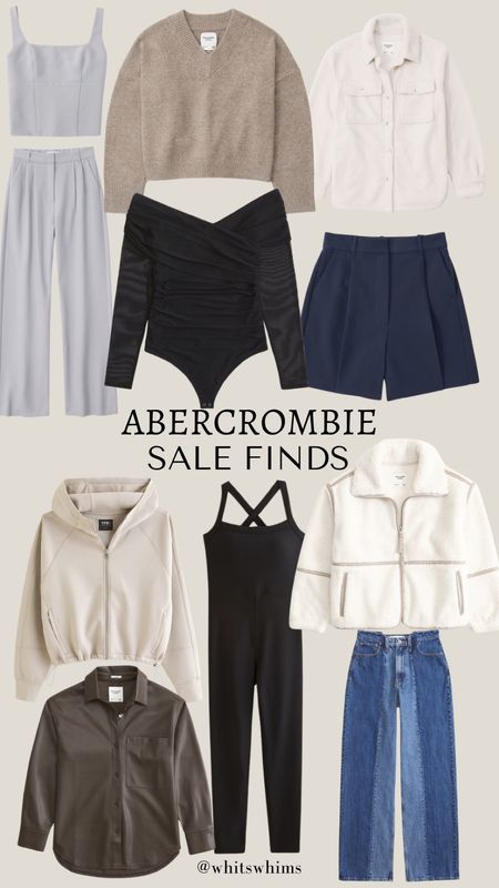 Sale finds at Abercrombie! 


Sherpa, bodysuit, jumpsuit, onesie, athleisure, tailored pants, matching set, denim  jeans, sweater, shorts, leatherr

#LTKstyletip #LTKfitness #LTKsalealert