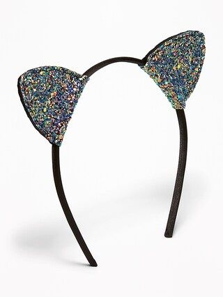 Glitter Cat's-Ear Headband for Girls | Old Navy (US)