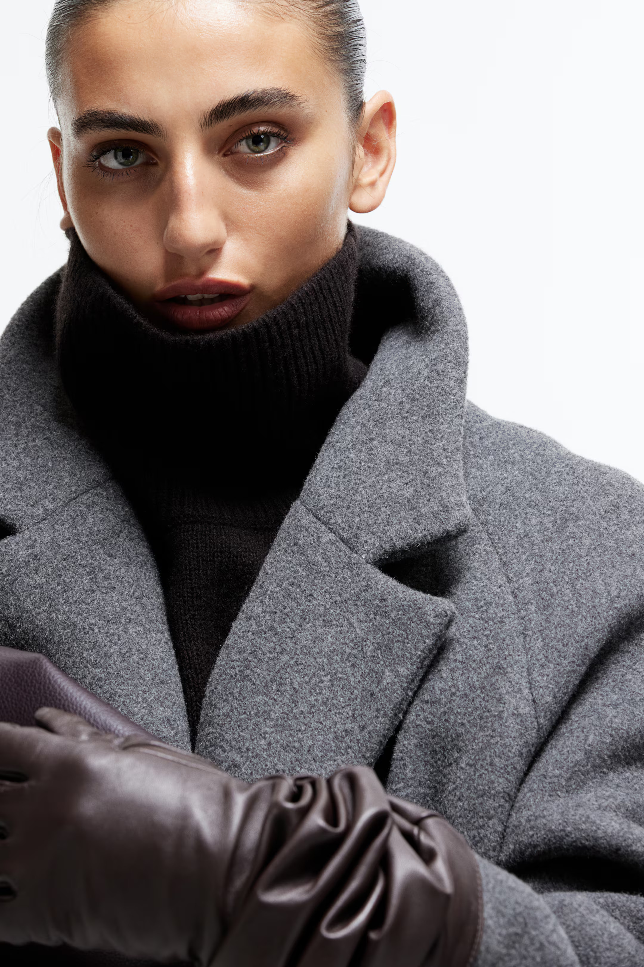 Wool-Blend Coat - Dark gray - Ladies | H&M US | H&M (US + CA)