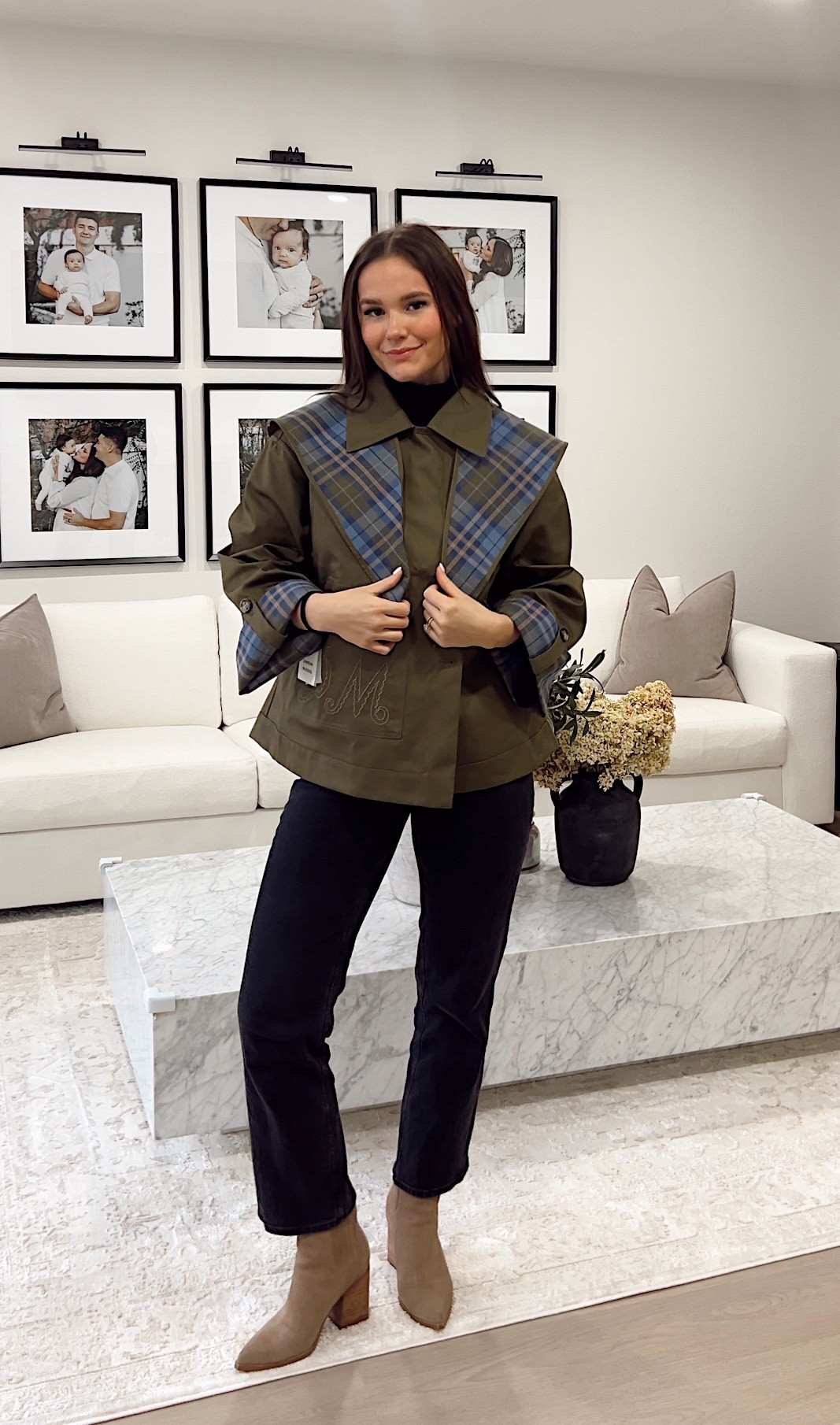 Shop this reversible damson madder coat. The quality of this coat is soooo good. It’s the perfect fall/winter staple. You can wear it both ways, with the green out or the plaid out. I’m wearing a size UK 10

#LTKGiftGuide #LTKootd #LTKHoliday