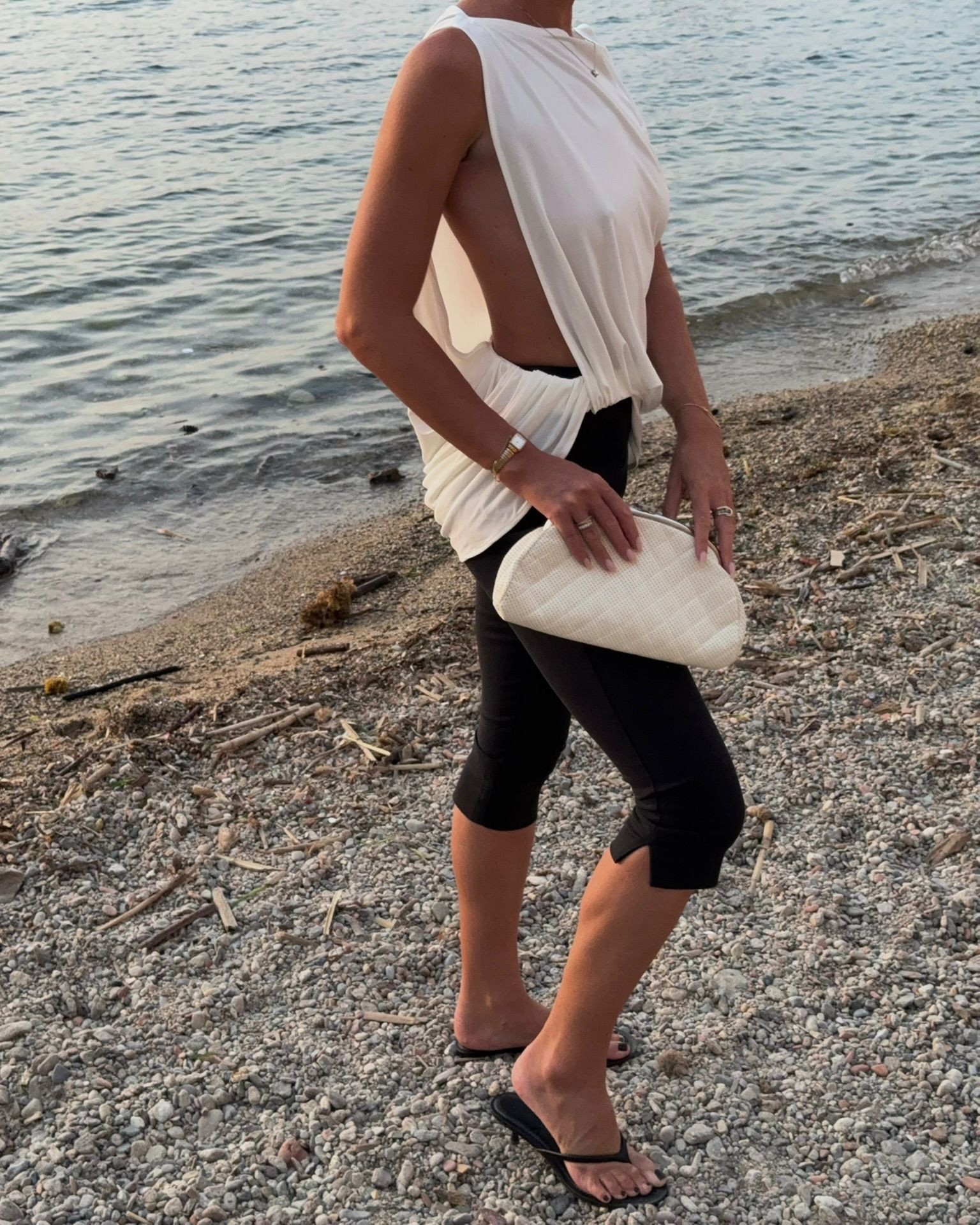 Jacquemus draped top 🤍

Capris, going out top, designer top, party wear, heeled sandals, holiday outfit, summer outfit, girls night, date nightt

#LTKsummer #LTKuk #LTKpartywear