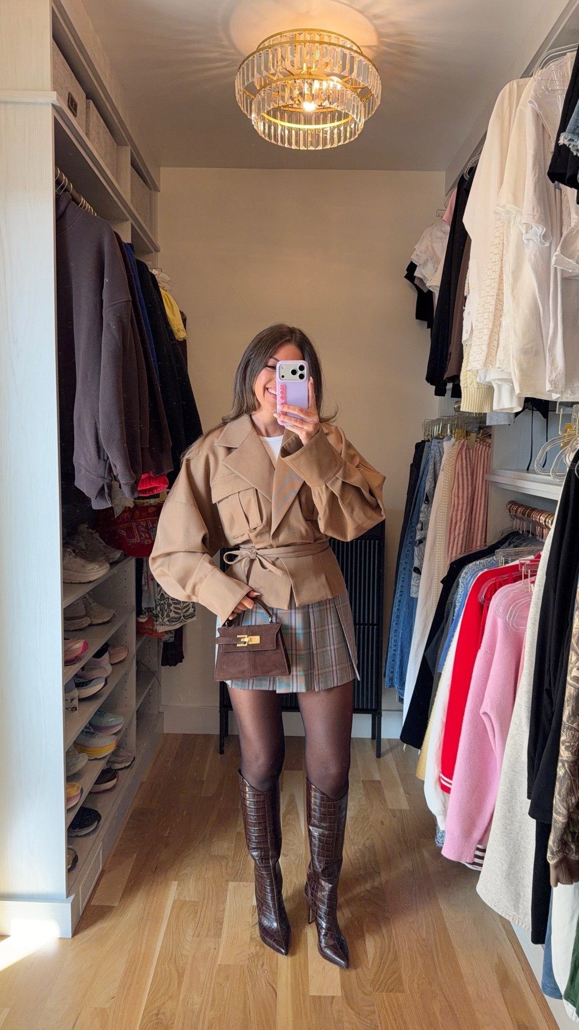 camel belted trench jacket over a white top with abercrombie skort on repeat this fall 🍂

revolve code - tulip

I’m 5’4” and typically wear a size small
• xs in the skort

skort outfits, athletic skorts, casual skort outfits, summer skort outfits, amazon skorts, everyday skort outfits, fall outfits, autumn outfits, sweaters, casual outfits, thanksgiving outfits, family photo outfits, date night outfits, work outfits, fall fashion, autumn fashion, cozy outfits, transitional outfits, neutral outfits, everyday outfits, weekend outfits, women’s fashion

#LTKU #LTKootd #LTKgrwm