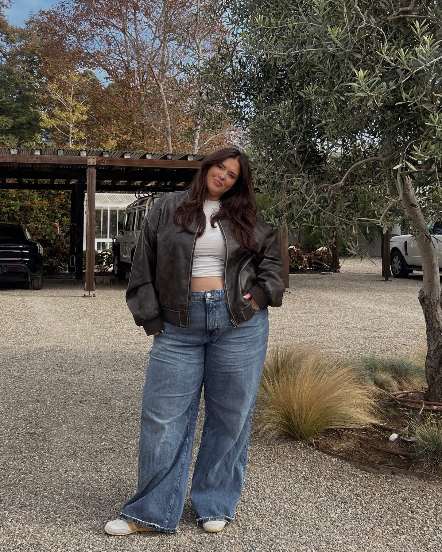 on set today 📷 had a little bring your bestie to work day 🤳🏼

Winter outfit, leather jacket, jeans, holiday outfit, coat, curvy outfit 

#LTKStyleTip #LTKSeasonal #LTKPlusSize