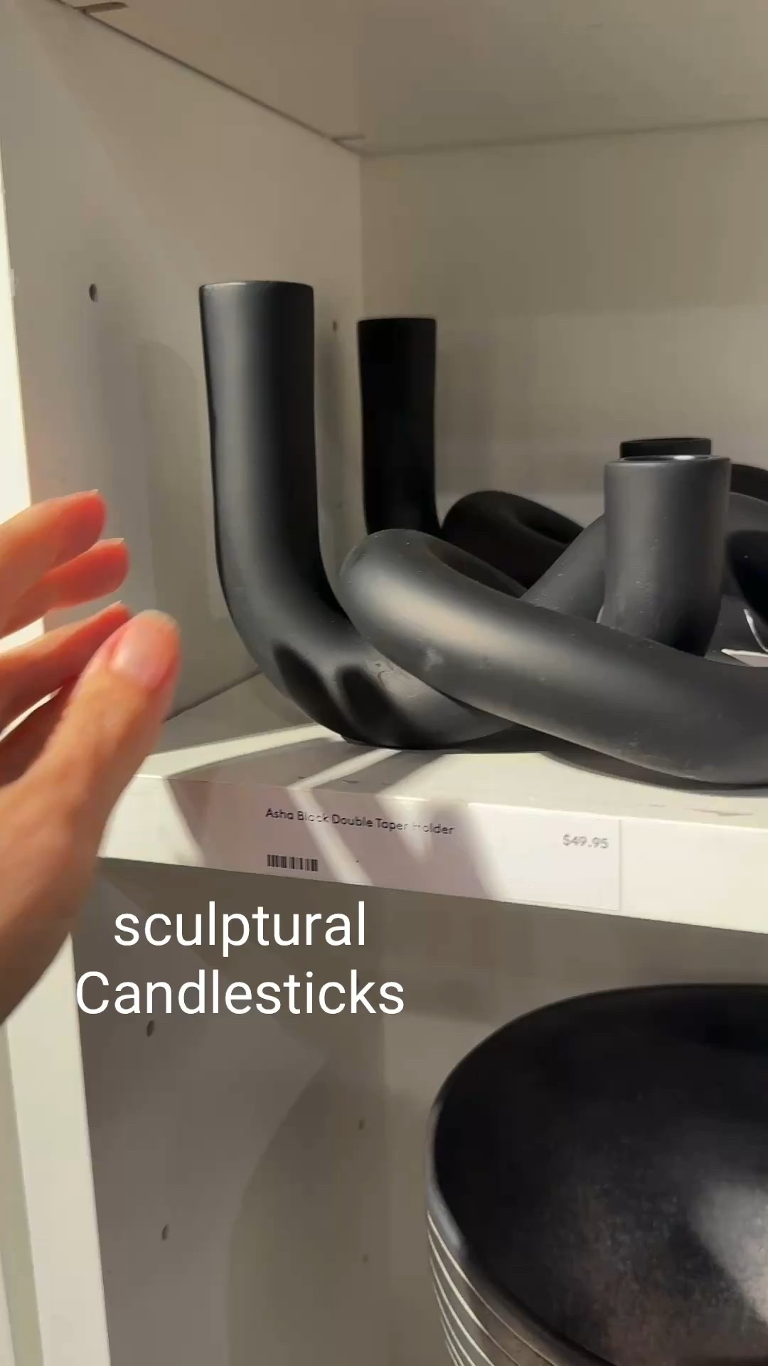 Candle sticks LOVE!!
Add a 
sculptural touch to any table scape 
Or shelf shop these favs...

#LTKStyleTip #LTKHome