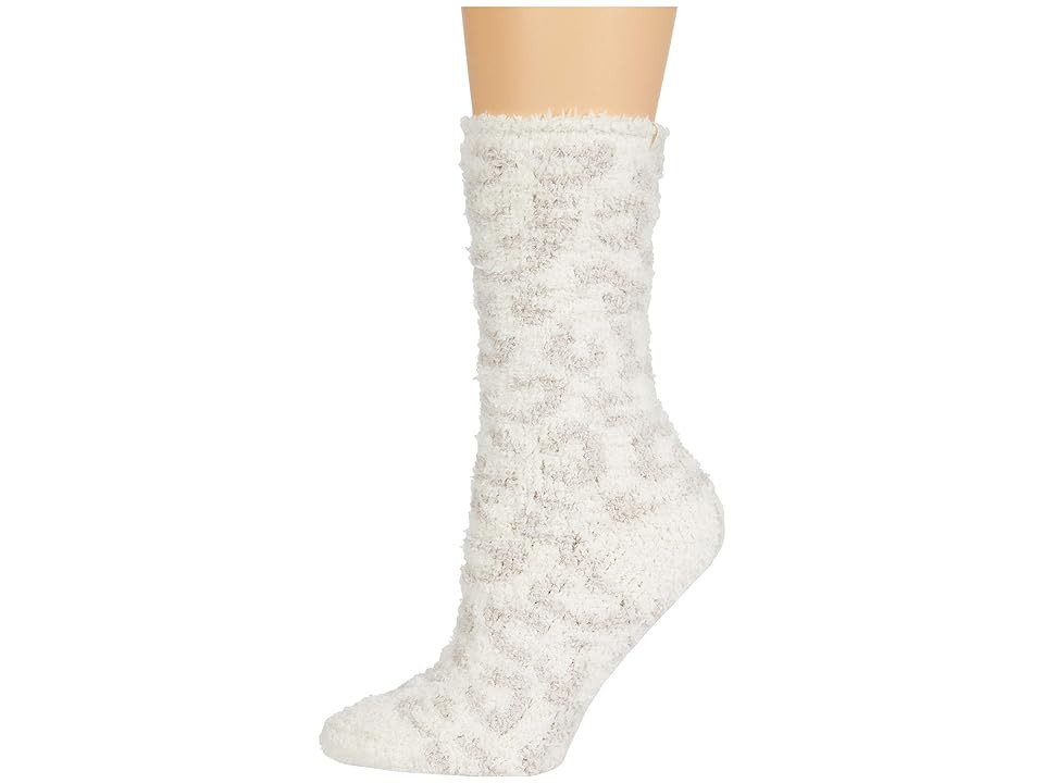 Barefoot Dreams Cozychic Barefoot In The Wild Sock Women's No Show Socks Shoes Cream/Stone, Polyester/Spandex | Zappos
