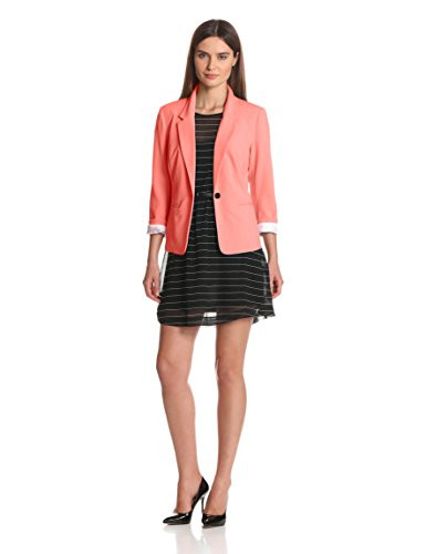 Kensie Women's Stretch Crepe Blazer | Amazon (US)