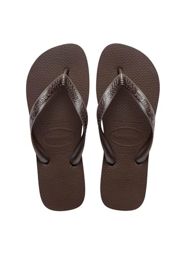Havaianas Women's HAV. Top Tiras Flip Flops, dark brown, 5.5/6 UK | Amazon (US)