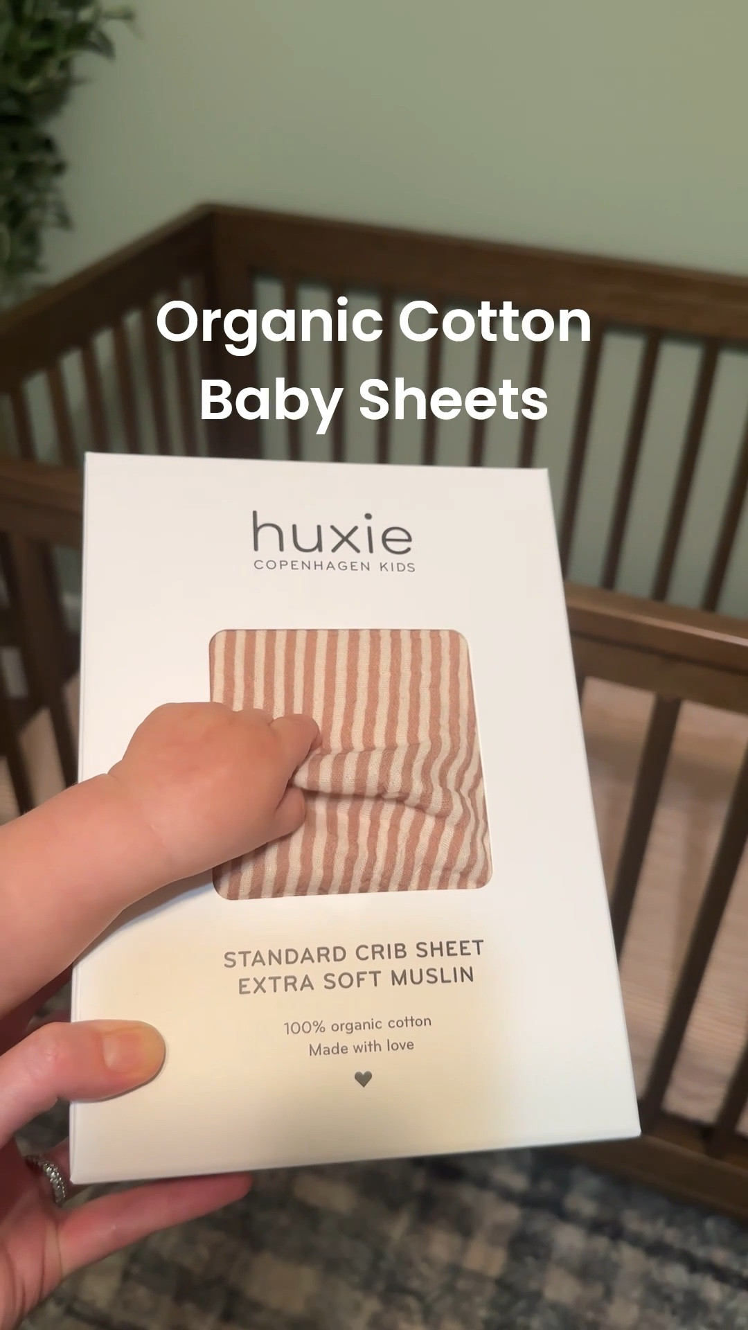 Soft, safe, and seriously dreamy 🤍 I’ve been loving these crib sheets from Huxie. They are made with organic cotton, so they feel incredibly gentle on your baby’s skin. The fit is snug, the quality is amazing, and they wash so well without losing that softness.

If you’re building a cozy, non-toxic sleep space for your little one, these are such a good staple to have on rotation.