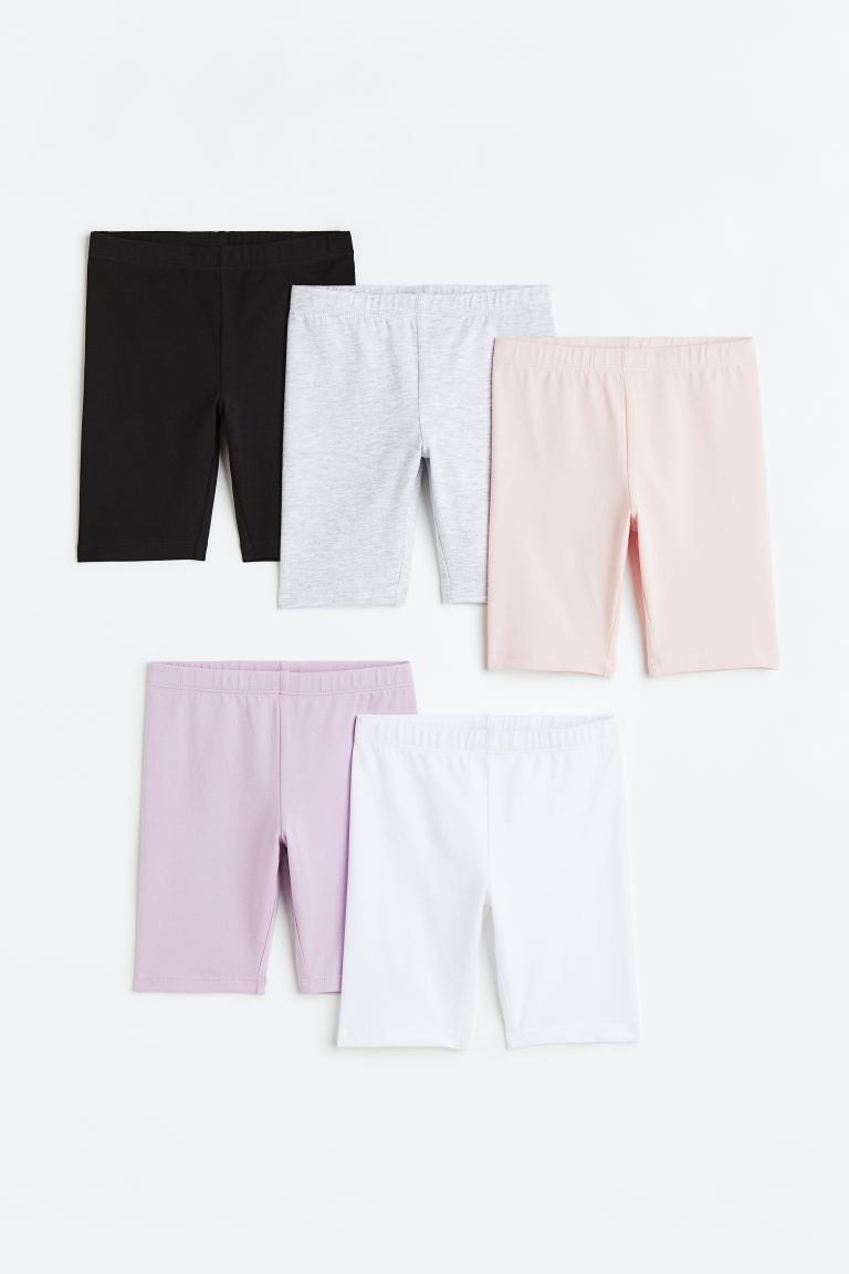 5-pack Cotton Bike Shorts | H&M (US + CA)