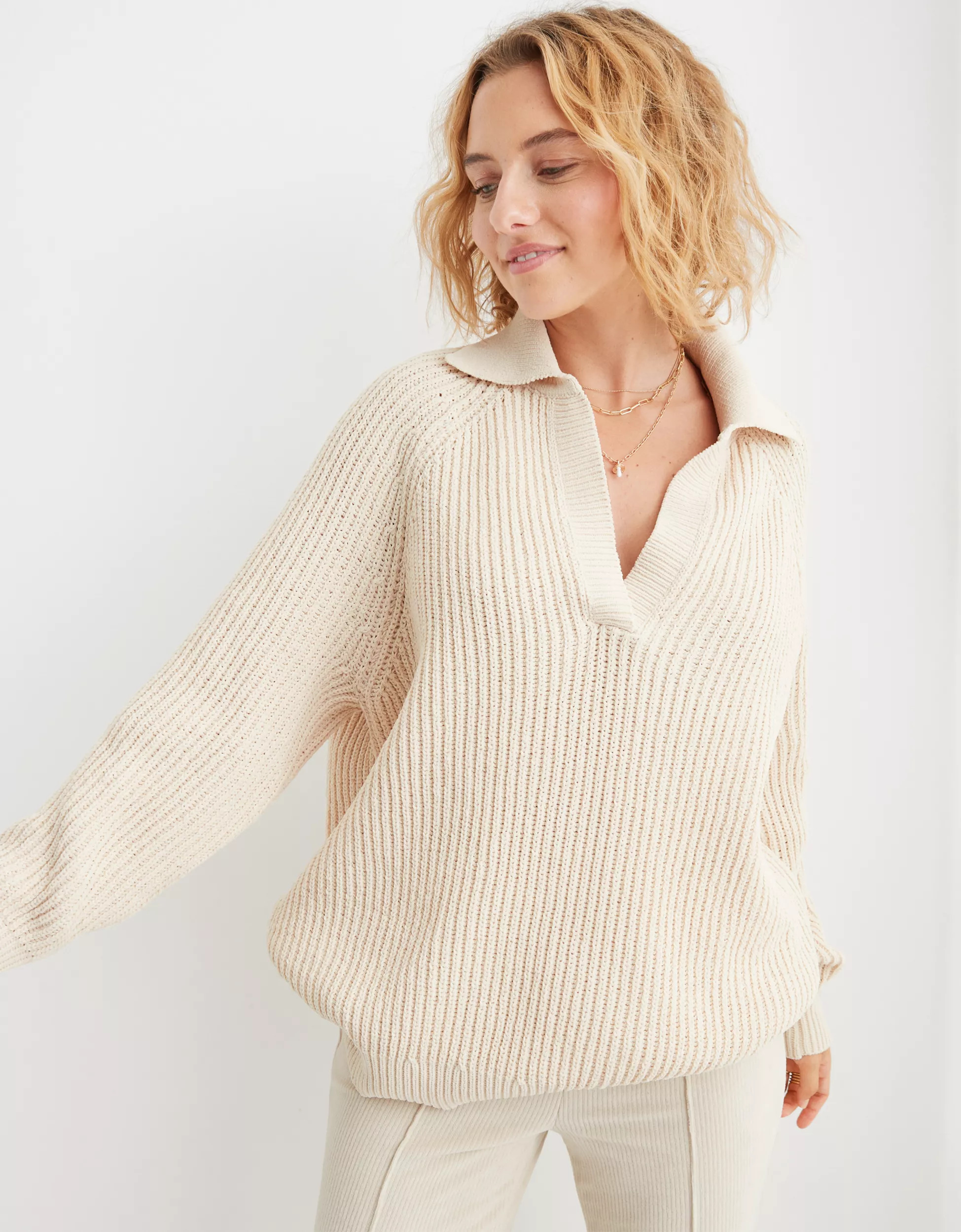Aerie Sugar Rush Chenille Sweater | Aerie