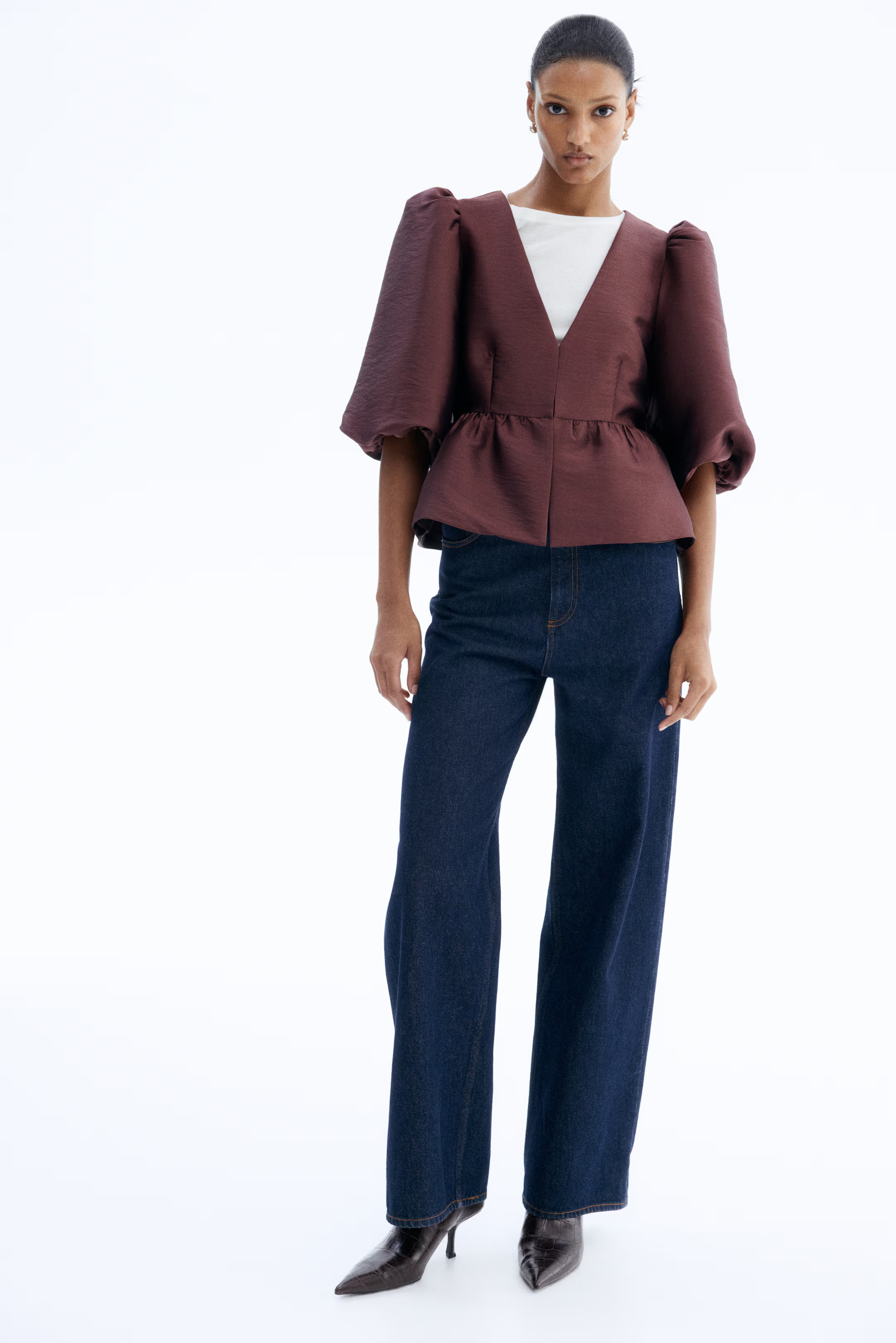 Peplum blouse | H&M (UK, MY, IN, SG, PH, TW, HK)