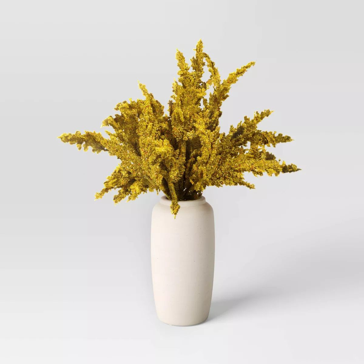 Large Goldenrod Arrangement in Ceramic Pot Fall Artificial Plant Yellow - Threshold™ | Target