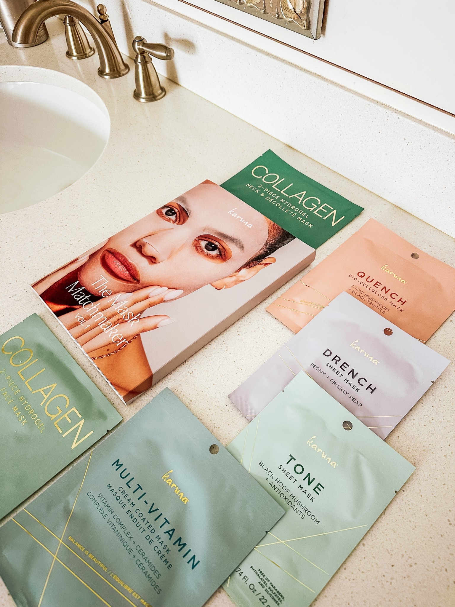 Skin, Sorted. 💫
This Mask Matchmaker from Karuna Skin gives you 6 targeted sheet masks + a skin meter, so you can choose what your skin actually need. Hydration, glow, firming, nourishment, or collagen support.

No guessing. No forcing one solution. Just intentional, flexible self-care for real-life skin (aka mom life skin). 
Tap to shop + save this for your next everything shower night.

#LTKmomlife #LTKOver40 #LTKBeauty