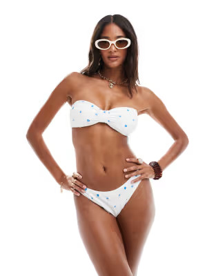 New Look starfish bikini bottoms in white | ASOS | ASOS (Global)