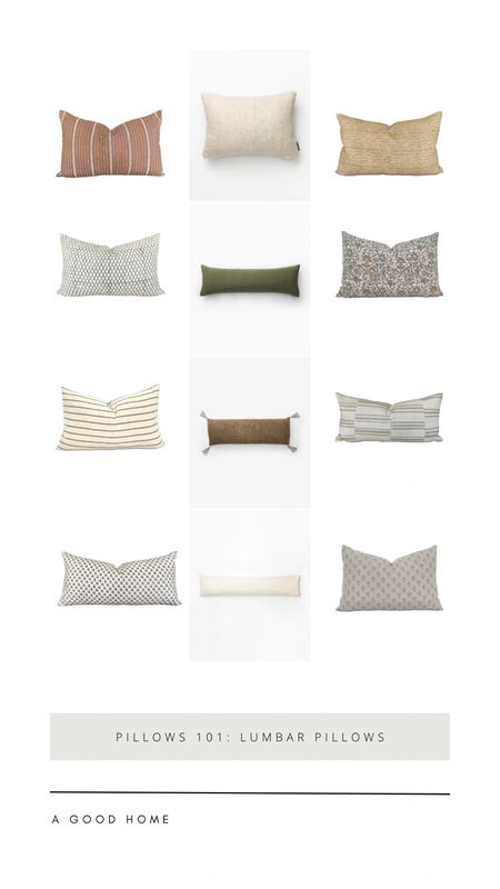 Pillows 101: Lumbar Pillows