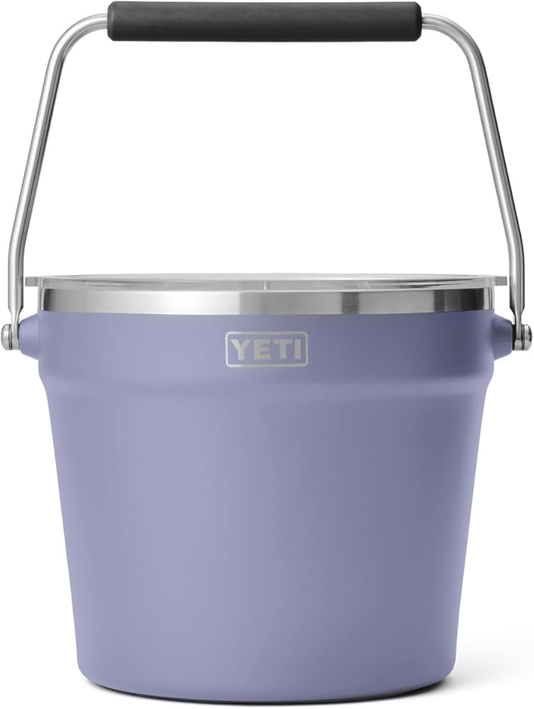 YETI Rambler Beverage Bucket, Double-Wall Vacuum Insulated Ice Bucket with Lid, Cosmic Lilac | Amazon (US)