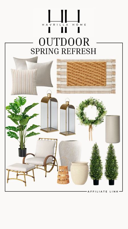 Outdoor spring, refresh, outdoor rug, jute rug, outdoor plants, outdoor sectional, outdoor patio, set, throw pillows, neutral, throw pillows, outdoor lanterns, spring, refresh, outdoor spring refresh, ceramic vases, neutral, ceramic vases, outdoor furniture. Follow @havrillahome on Instagram and Pinterest for more home decor inspiration, diy and affordable finds home decor, living room, bedroom, affordable, walmart, Target new arrivals, winter decor, spring decor, fall finds, studio mcgee x target, hearth and hand, magnolia, holiday decor, dining room decor, living room decor, affordable home decor, amazon, target, weekend deals, sale, on sale, pottery barn, kirklands, faux florals, rugs, furniture, couches, nightstands, end tables, lamps, art, wall art, etsy, pillows, blankets, bedding, throw pillows, look for less, floor mirror, kids decor, kids rooms, nursery decor, bar stools, counter stools, vase, pottery, budget, budget friendly, coffee table, dining chairs, cane, rattan, wood, white wash, amazon home, arch, bass hardware, vintage, new arrivals, back in stock, washable rug, fall decor

Follow my shop @havrillahome on the @shop.LTK app to shop this post and get my exclusive app-only content!

#liketkit #LTKhome #LTKSeasonal #LTKstyletip
@shop.ltk
https://liketk.it/4AVTv

#LTKsalealert #LTKstyletip #LTKhome