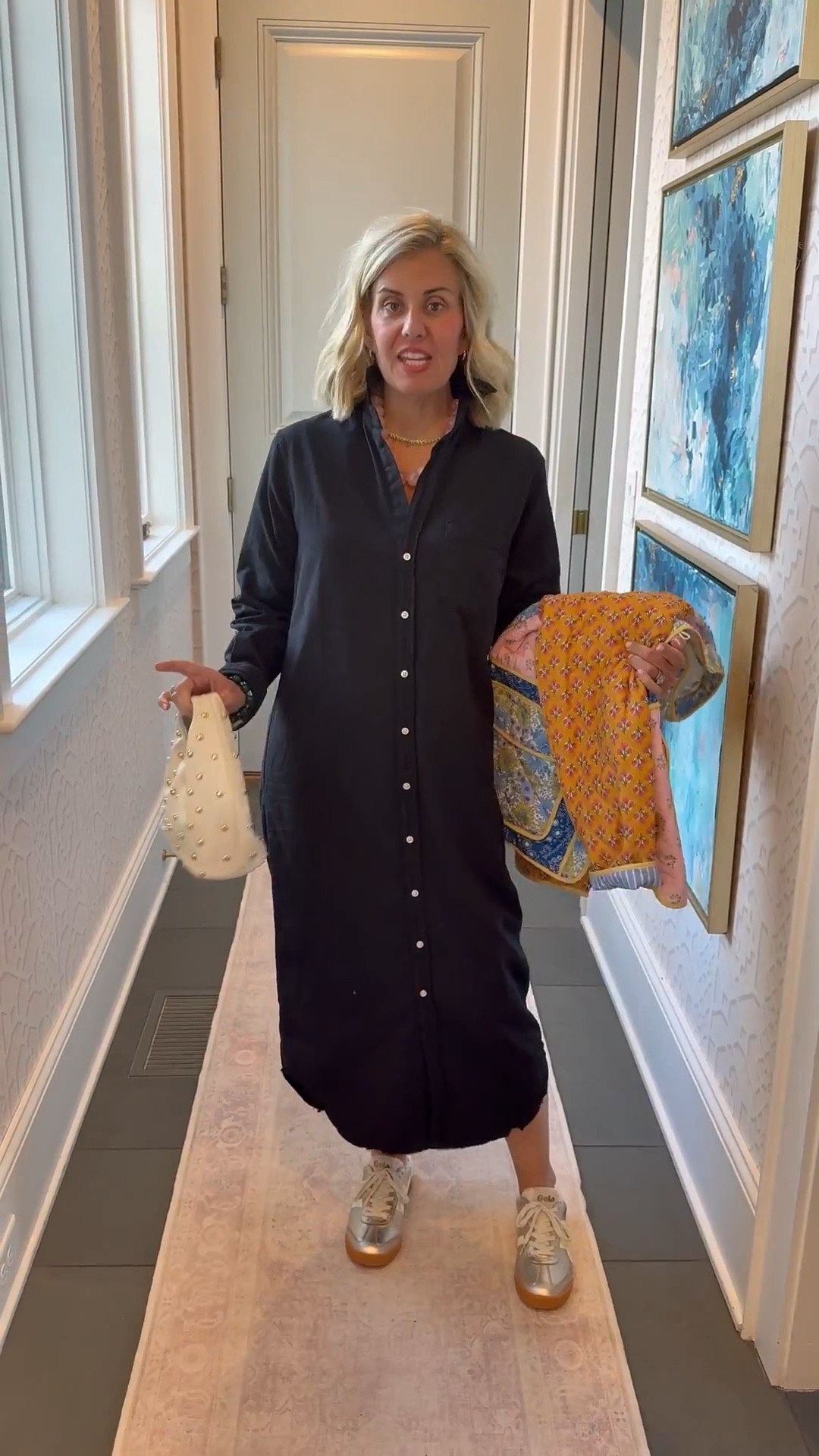 Easy Outfit Idea….throw on a dress!! Add a layer like a cute jacket, colorful jewels and a pair of sneakers. So easy!!

Dress - xs
Jacket- xs
Sneakers - 8 

#LTKgrwm #LTKootd #LTKmomlife