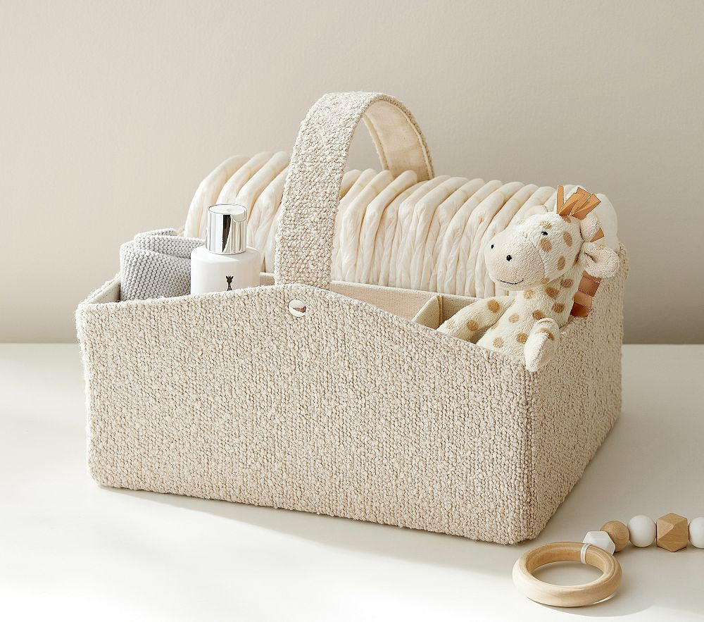 Boucle Nursery Storage Caddy | Pottery Barn Kids