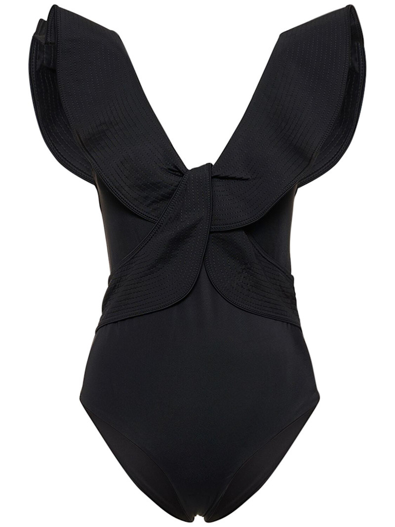 Island Rhythms lycra one piece swimsuit | Luisaviaroma