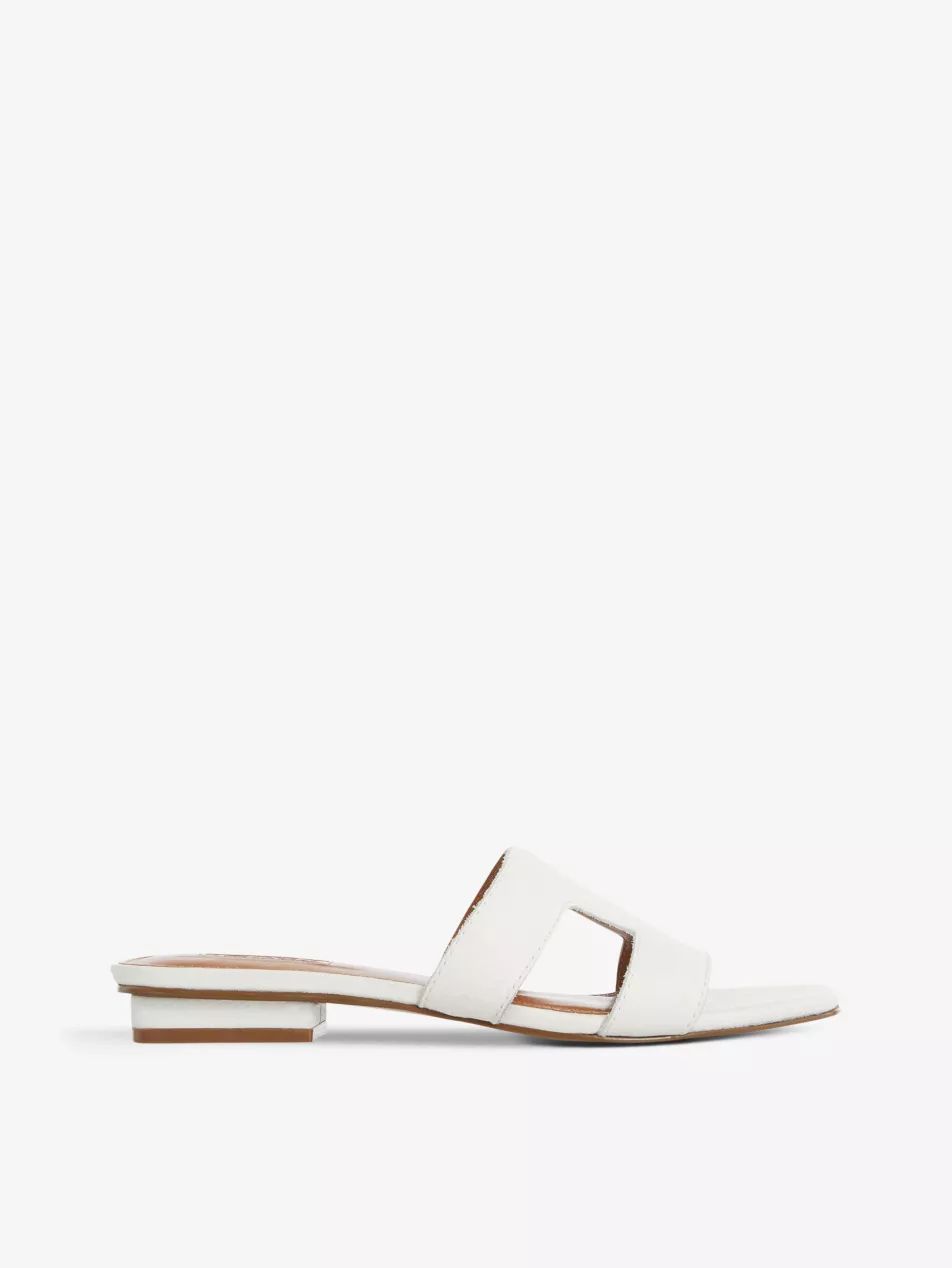 Loupe cut out-strap leather sandals | Selfridges