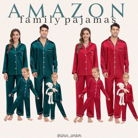 Silk matching family pajamas that are perfect for Christmas! 



#LTKSeasonal #LTKHoliday #LTKGiftGuide