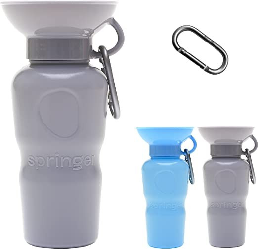 Springer Dog Travel Water Bottle | As Seen on Shark Tank | Patented, Leak-Proof, Portable Water B... | Amazon (US)
