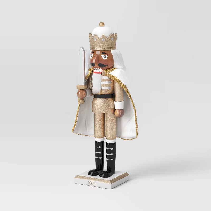 Glitter Cape Nutcracker Gold - Wondershop™ | Target