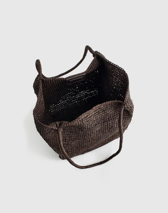 The Lexington Small Tote in Raffia | Madewell