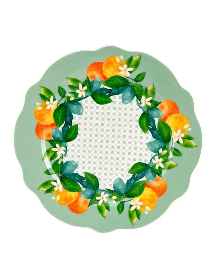 Casa DomaniJardino Scallop Rim Side Plate 19cm in Green | Myer