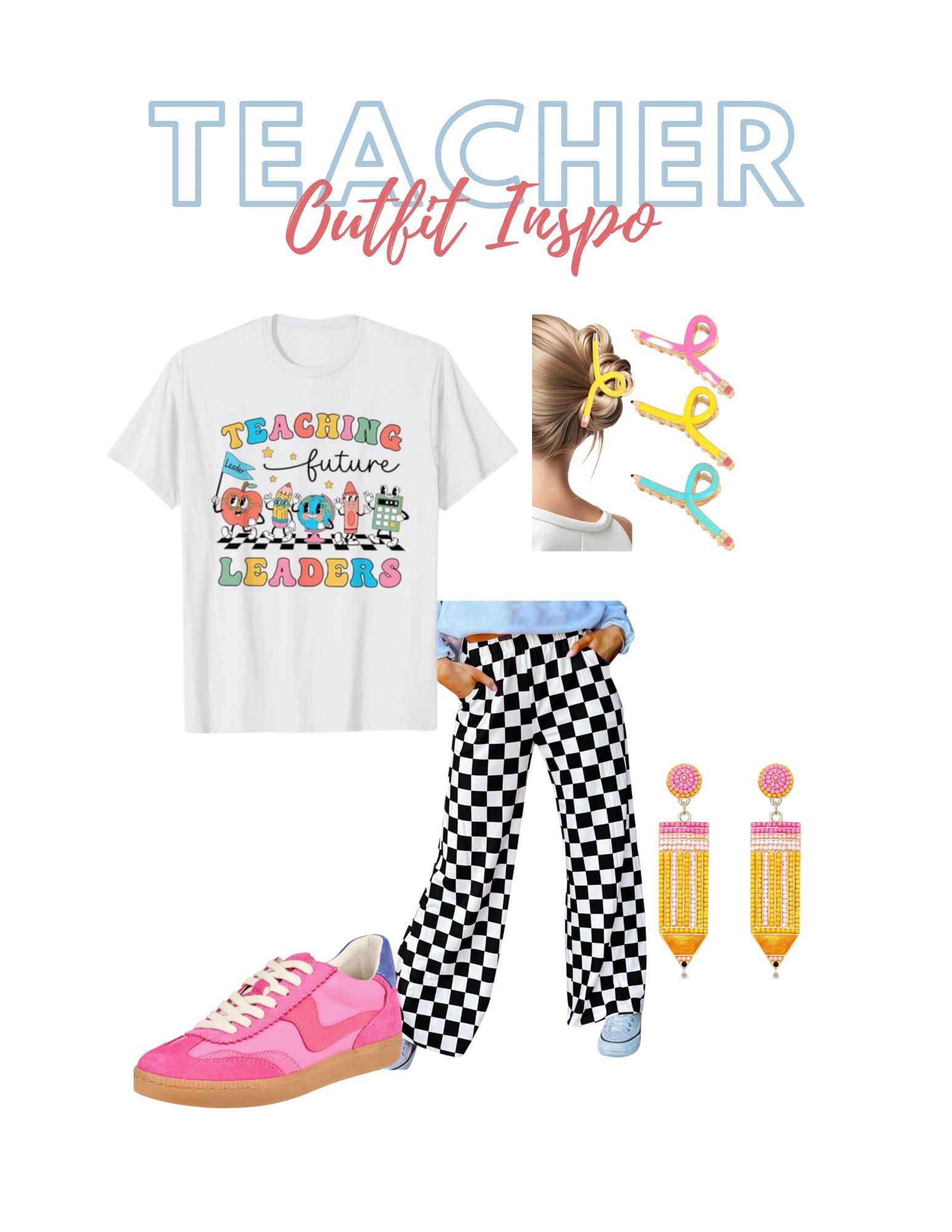 Give me all the fun teacher clothes! This whole outfit is definitely going in my closet! 