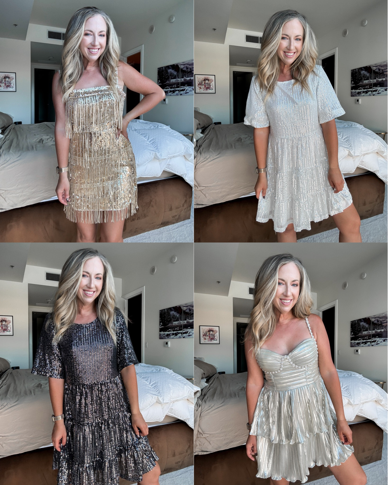 silver cocktail dress amazon Amazon.com: NKBRK Women's Sexy Birthday Prom Club Mini Dress with Pearls  Rhinestones Sparkly Bachelorette Graduation Bodycon Short Easter Party  Dress Silver : Clothing, Shoes & Jewelry