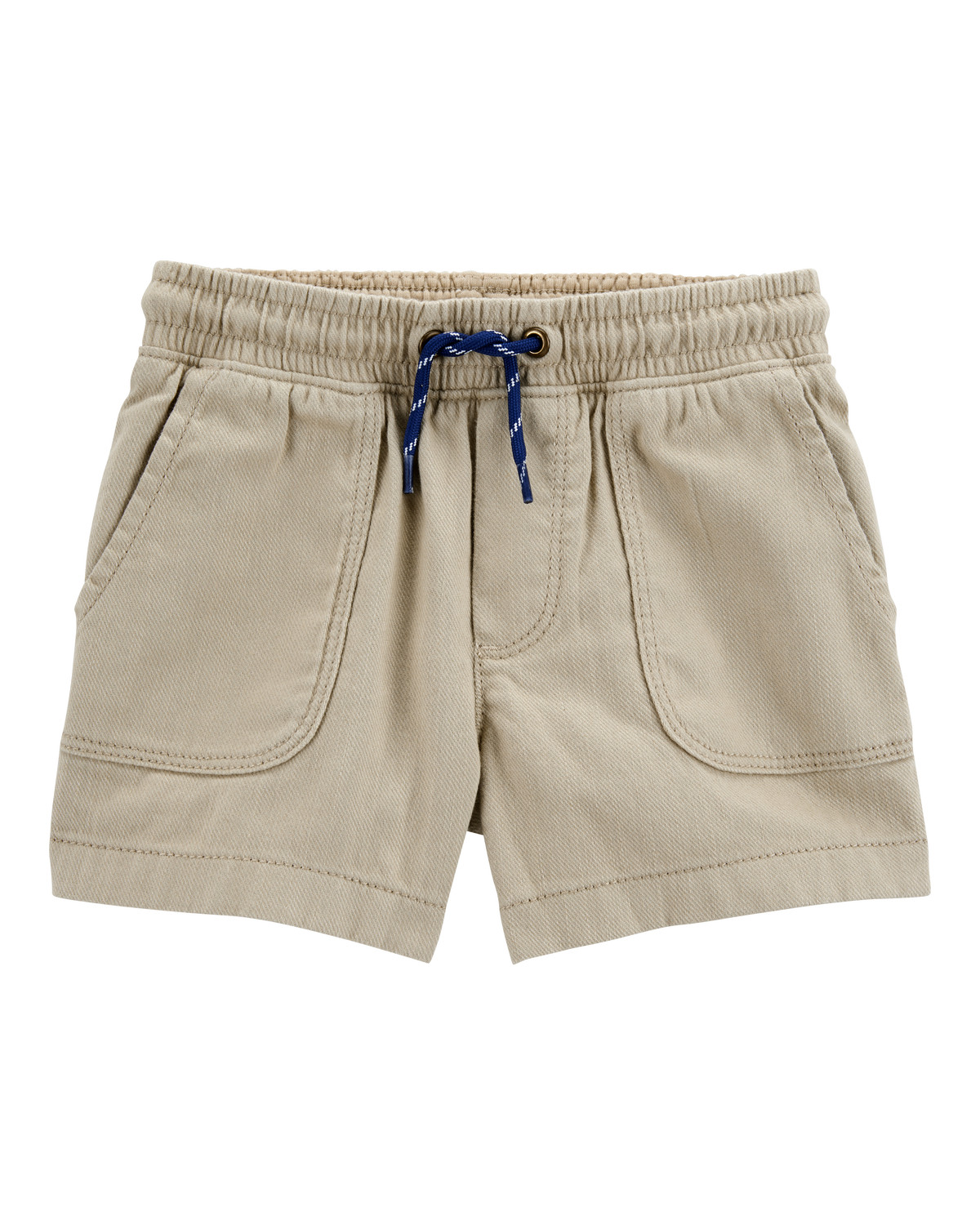 Toddler Pull-On Twill Shorts - Khaki | Carter's Inc