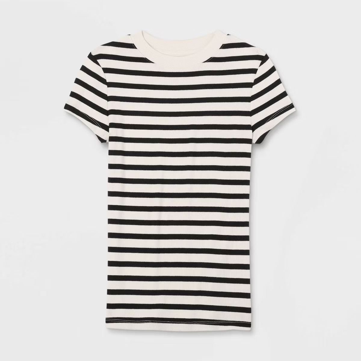 Women's Short Sleeve Ribbed T-Shirt - A New Day™ | Target