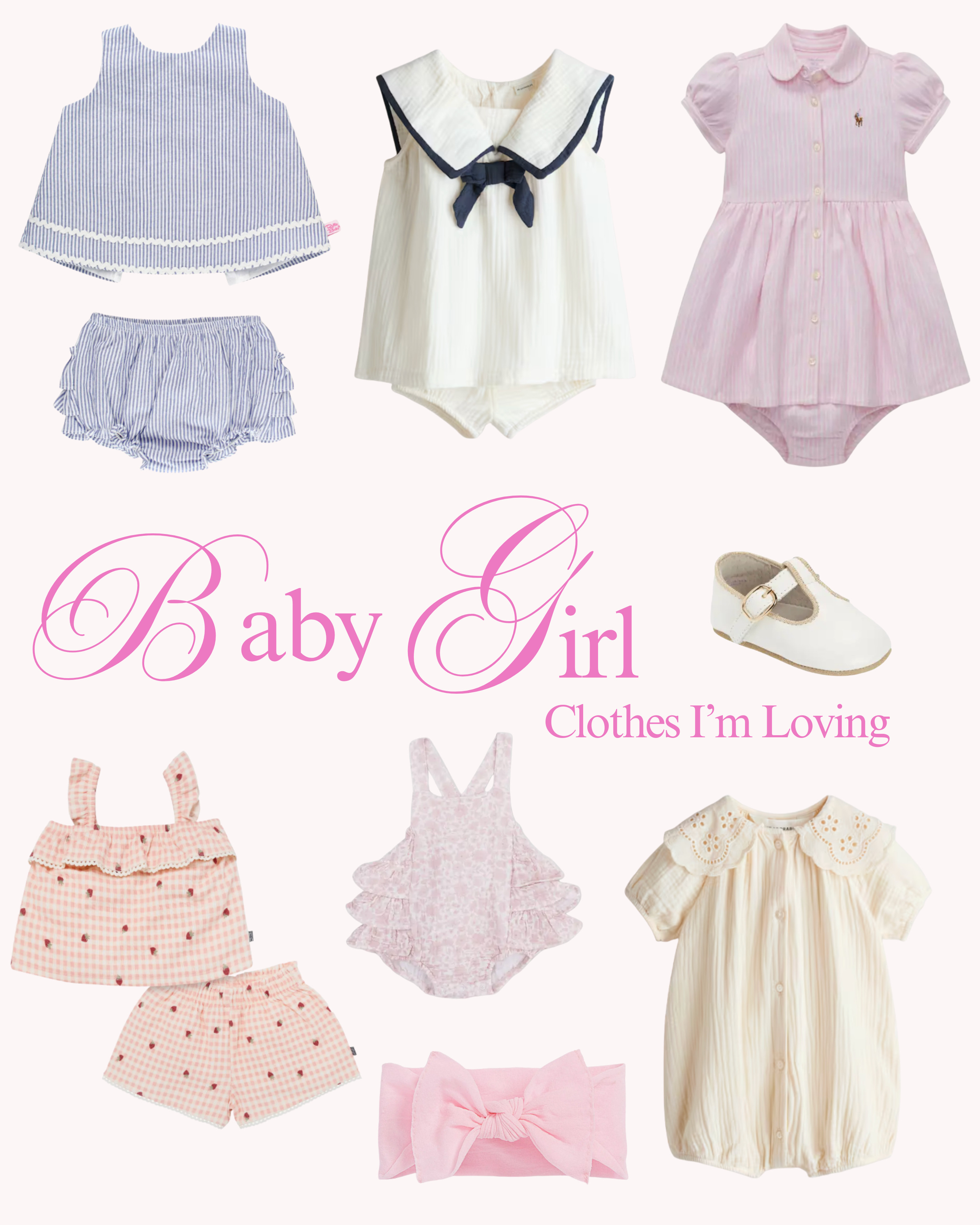 Cant wait to meet baby girl in April! Some of my fave girly pieces I'm loving rn!! xo

baby girl outfits, girly baby clothes, preppy baby girl outfits, baby girl fashion, baby girl boutique outfits, pink baby girl outfits, preppy baby clothes, baby girl style, baby girl spring outfits, baby girl Easter outfits, baby girl dresses, ruffle baby girl outfits, bow baby girl outfits, pastel baby clothes, classic baby girl outfits, smocked baby girl dress 

 #LTKmomlife #LTKSeasonal #LTKBaby