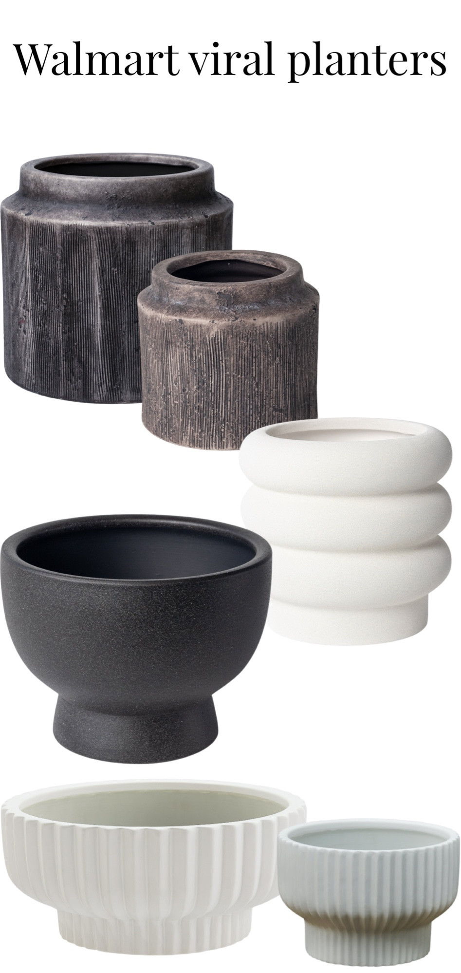 Walmart viral planters 

#LTKhome #LTKSpringSale #LTKGiftGuide